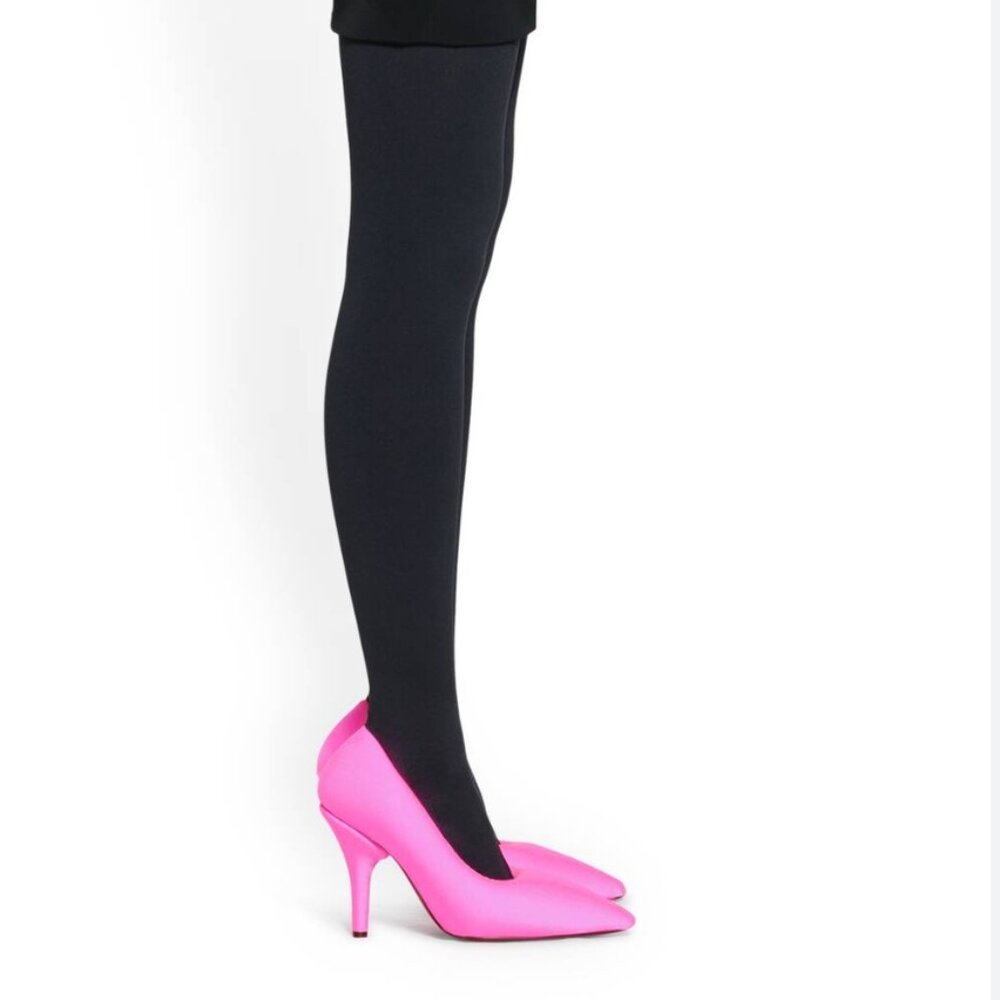 Balenciaga pink puffy knife heels - Picture 7 of 13